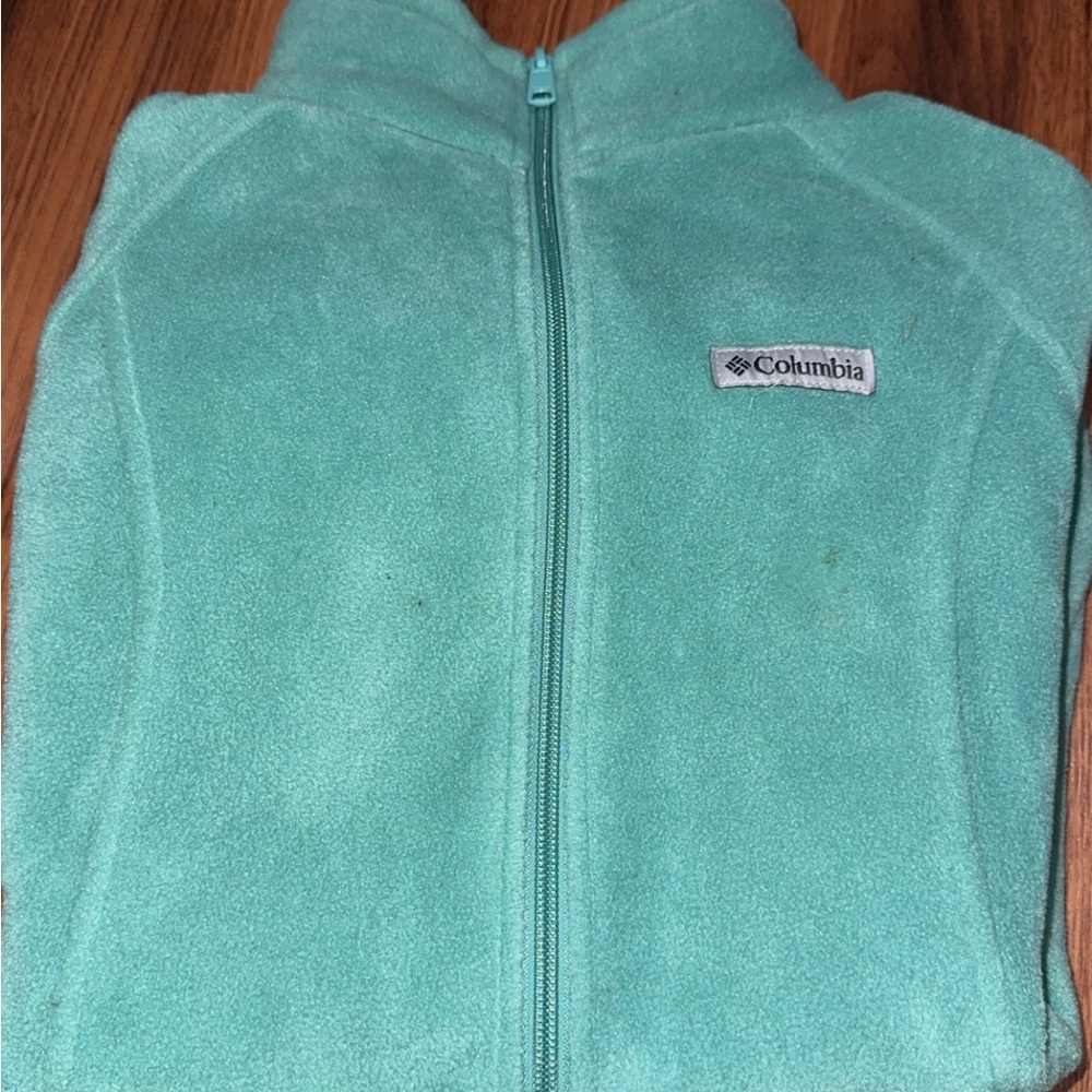 Columbia Teal Fleece Jacket
